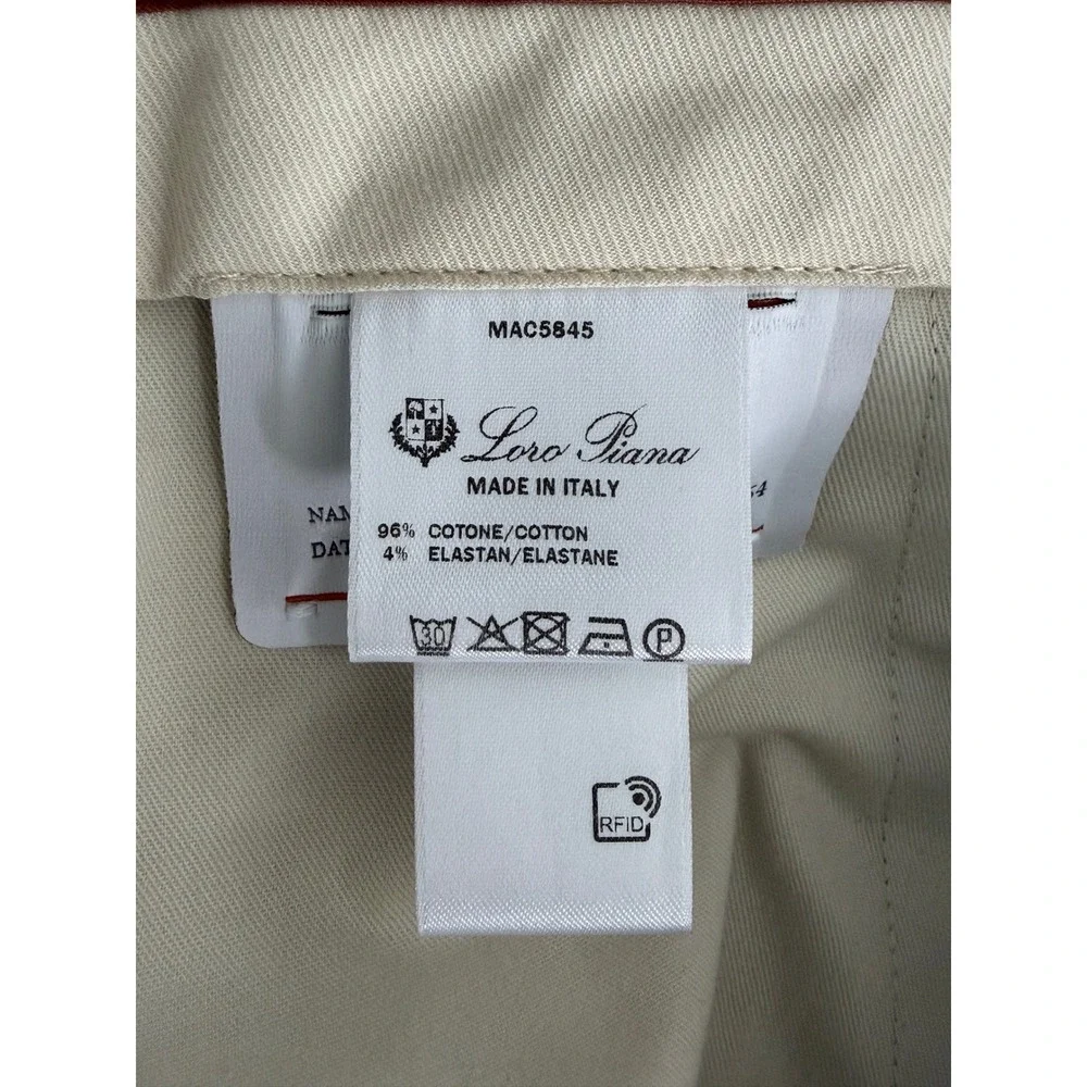 Loro Piana Carlo Trousers Mens 38 Brown Chino Hyannis Pants Italy Preppy Luxury